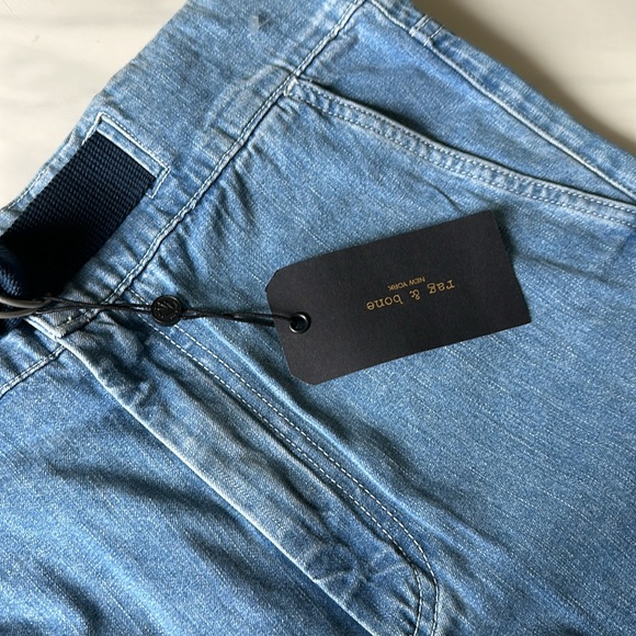 Rag & Bone high rise Cry flared jeans belt - Picture 8 of 9